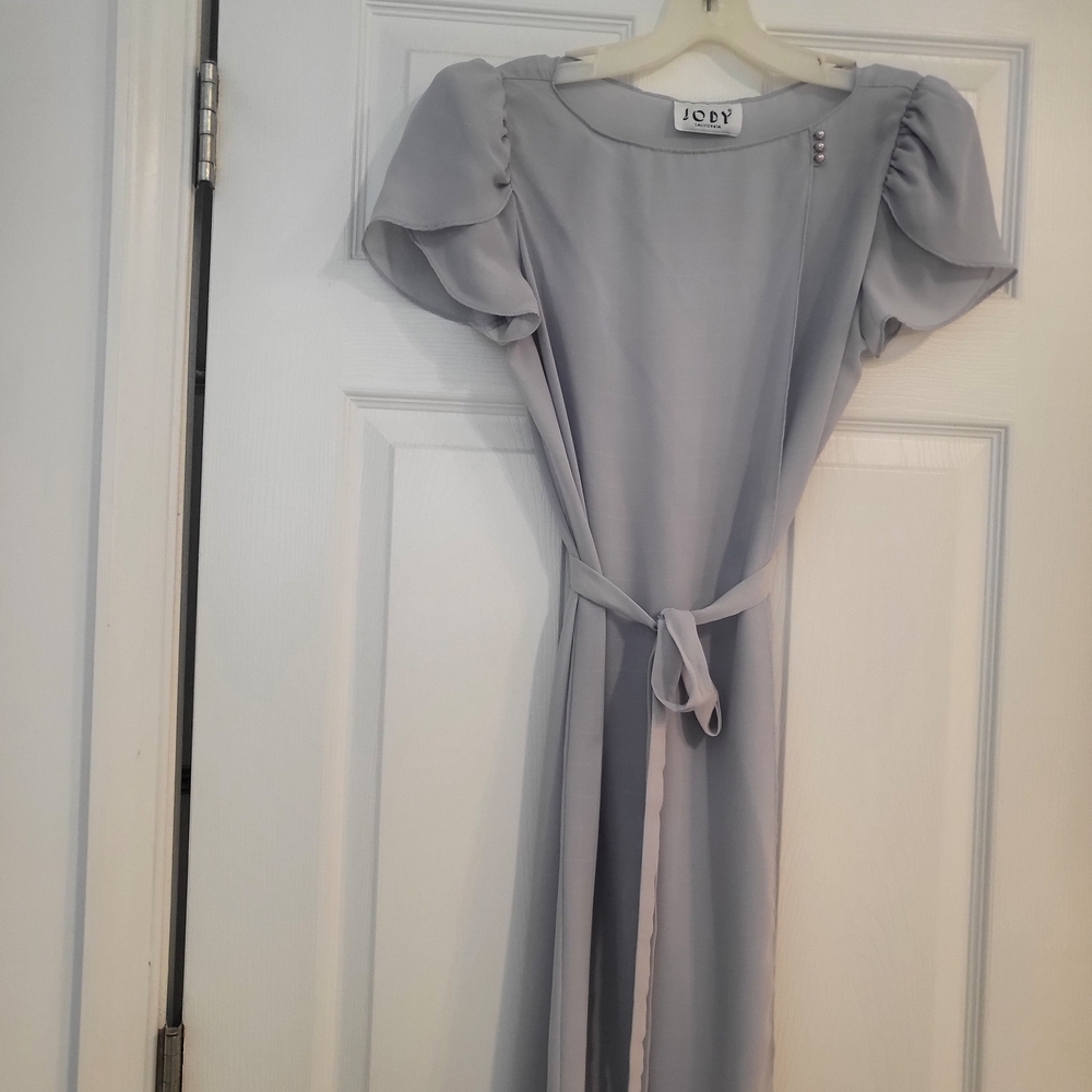 Joey Women's Light Gray Asymmetrical Dress.  Buyer Pays Shipping